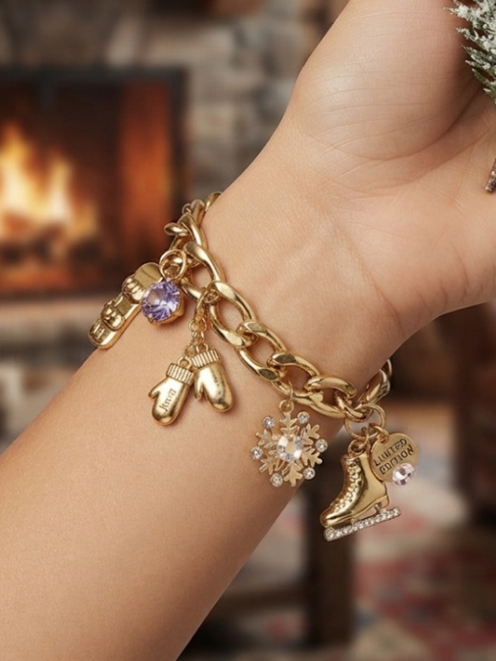 NEW Juicy Couture WINTER WONDERLAND CHARM BRACELET